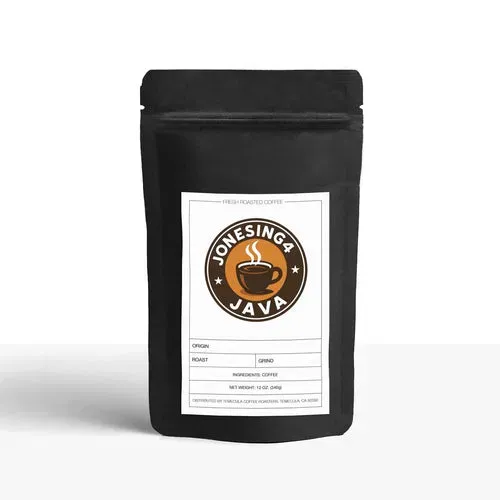 Jonesing4 Java freshly roasted coffee bag