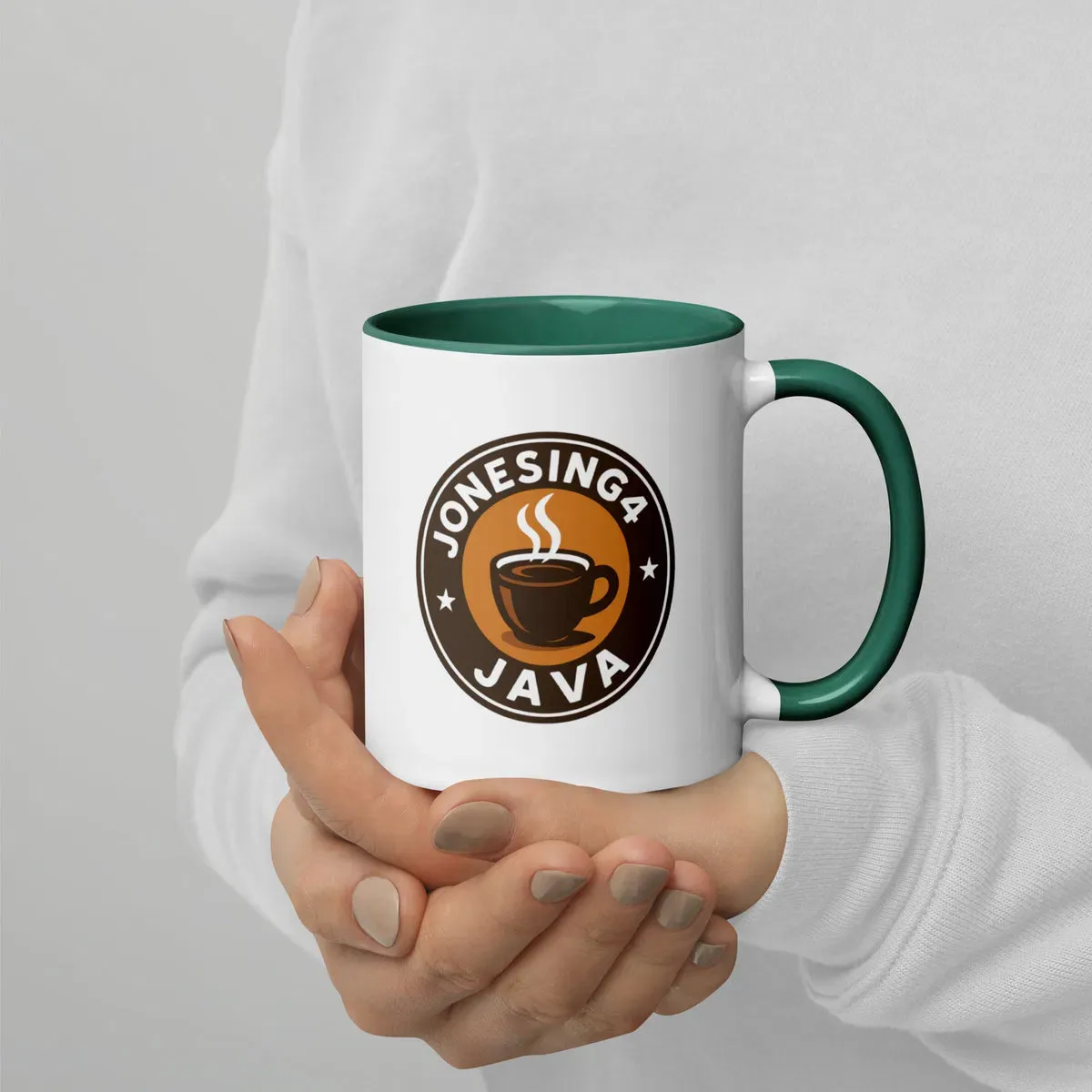 Jonesing4 Java branded ceramic mug